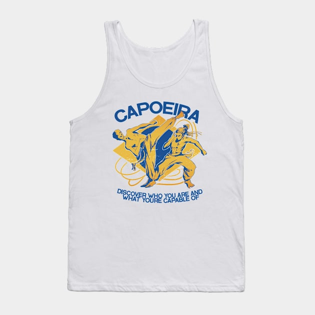 Capoeira Brazilian Martial Arts Quote Tank Top by UNDERGROUNDROOTS